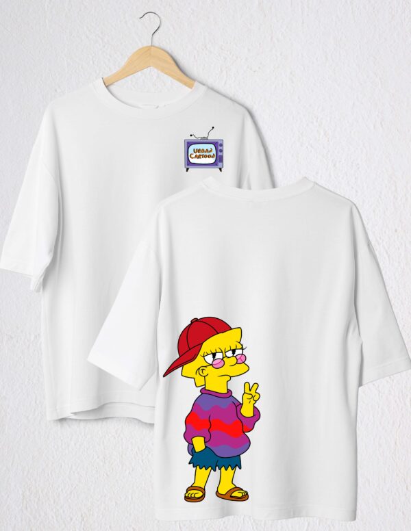 LISA SIMPSON POLO COLOR BLANCO