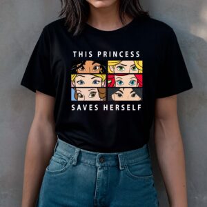 POLO NEGRO OVER DISNEY PRINCESS