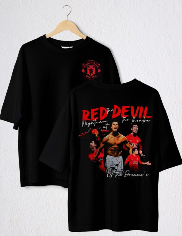 cr7 red devil manchester united