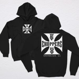 polera west coast choppers negro
