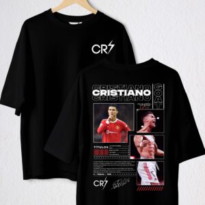 cr7 goat polo negro