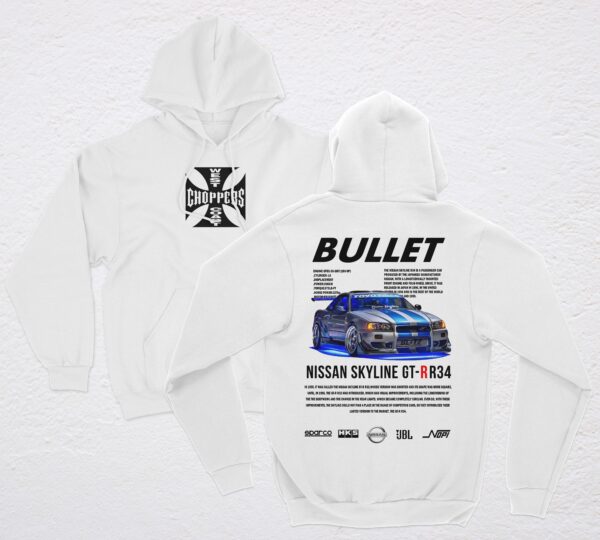polera bullet blanco