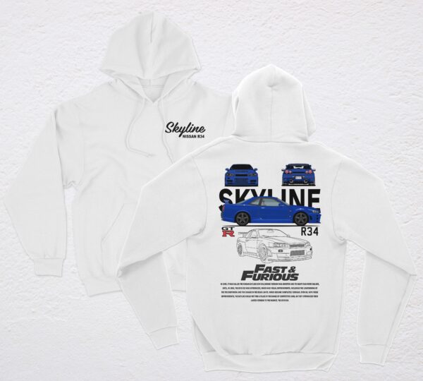 SKYLINE POLERA BLANCA