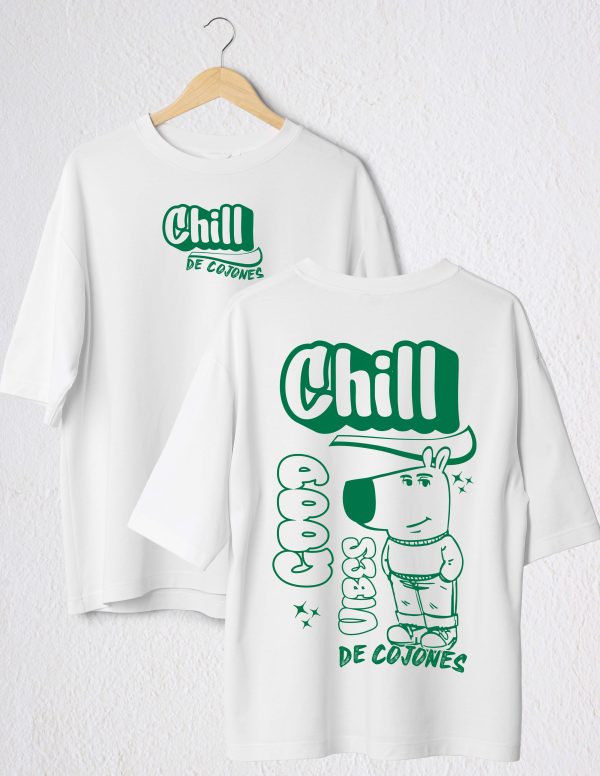 POLO BLANCO CHILL DE COJONES
