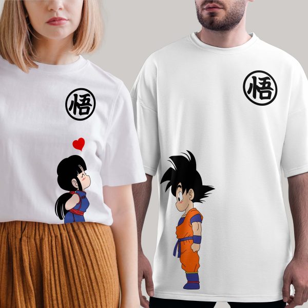 POLO PAREJA MILK Y GOKU
