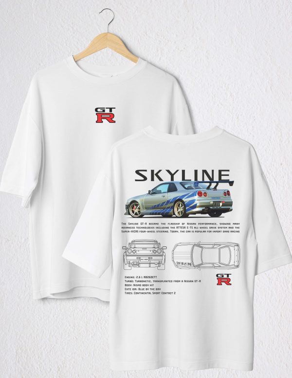 POLO BLANCO GTR 34 SKYLINE