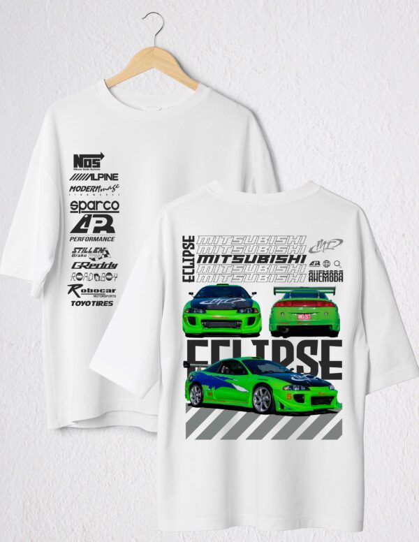 POLO BLANCO MITSUBISHI ECLIPSE VERDE