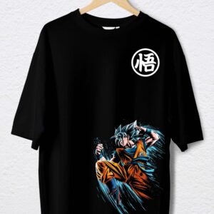 GOKU SPLASH POLO NEGRO