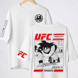 GOKU UFC TRAINING POLO BLANCO
