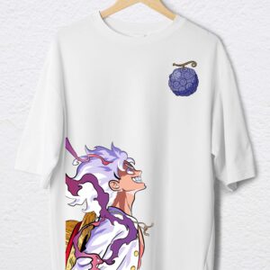 LUFFY GOMU GOMU POLO BLANCO