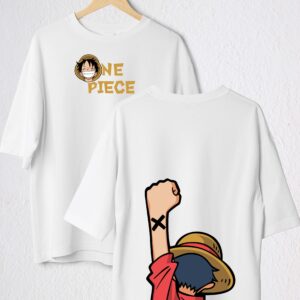 POLO LUFFY X PUÑO BLANCO