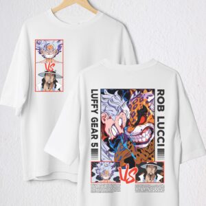 LUFFY VS LUCCI POLO BLANCO