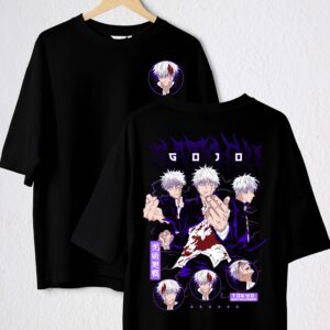 SATORU GOJO POLO NEGRO 002
