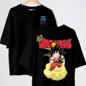 dragon ball goku volando polo negro flying