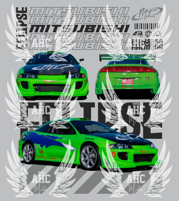 DISEÑO MITSUBISHI ECLIPSE CARRO PAUL WALKER