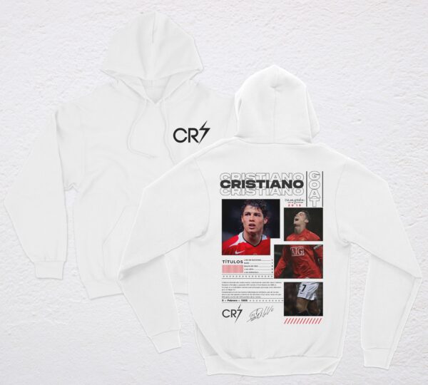CR7 GOAT II POLERA BLANCA