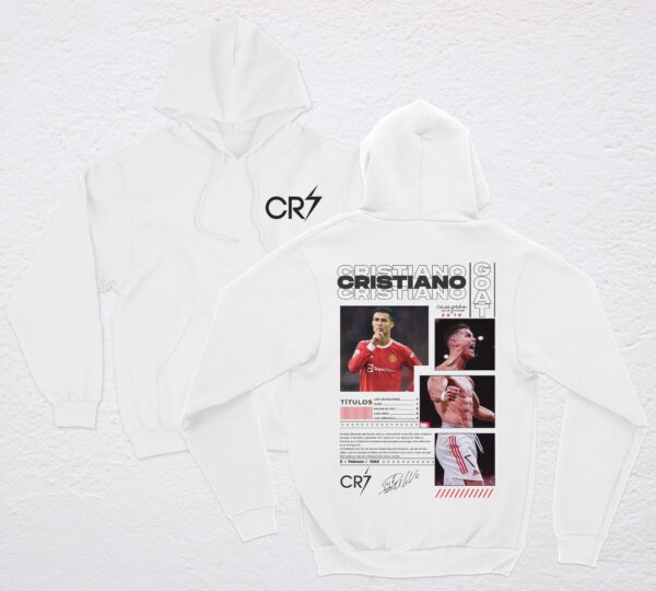 CR7 GOAT III POLERA BLANCA