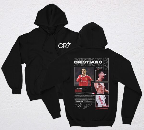 CR7 GOAT III POLERA NEGRA