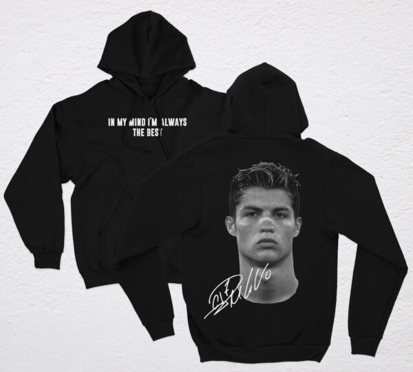 CR7 THE BEST POLERA NEGRA