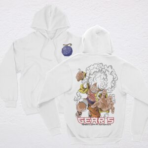 LUFFY GEAR 5 POLERA BLANCA