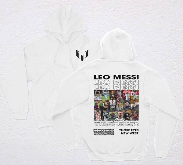 LEO MESSI POLERA BLANCA