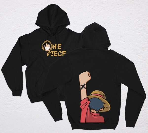 LUFFY X POLERA NEGRA