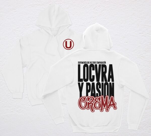 UNIVERSITARIO DE DEPORTES POLERA BLANCA