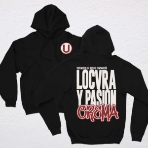 UNIVERSITARIO DE DEPORTES POLERA NEGRA