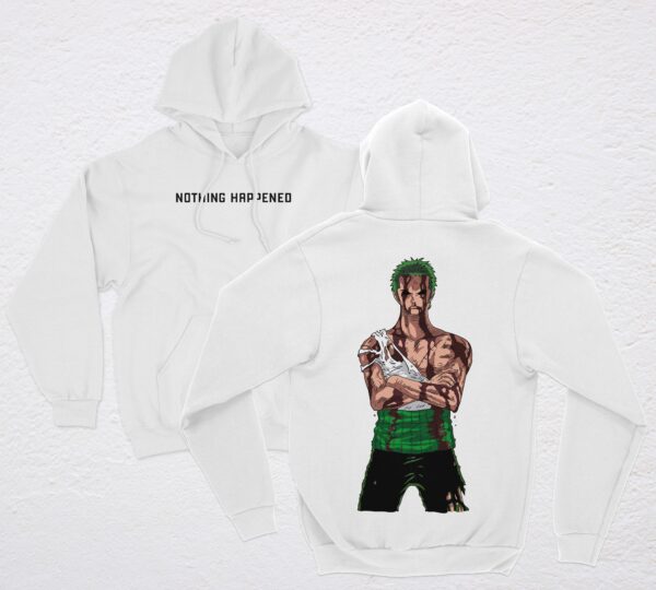 ZORO NOTHING HAPPENDEN POLERA BLANCA