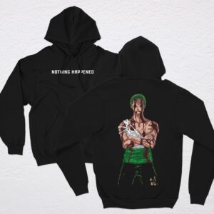 ZORO NOTHING HAPPENDEN POLERA NEGRA