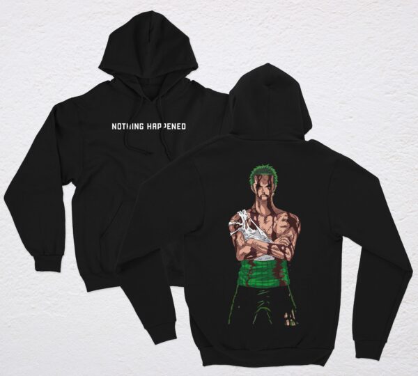 ZORO NOTHING HAPPENDEN POLERA NEGRA