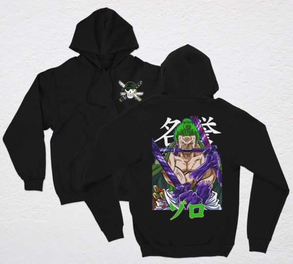 ZORO RORONOA POLERA NEGRA