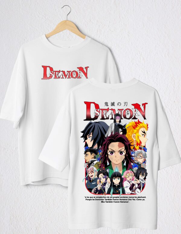 DEMON SLAYER I POLO BLANCO