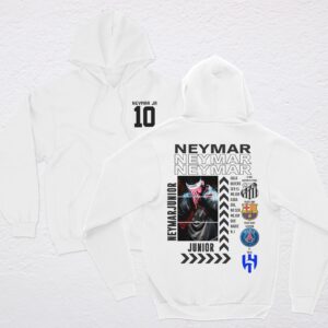 polera blanca neymar jr