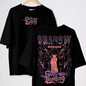 SHADOW MONARCH POLO NEGRO SOLO LEVELING