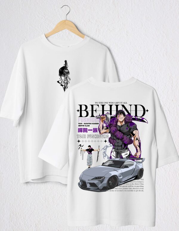 TOJI FUSHIGURO BEHIND POLO BLANCO