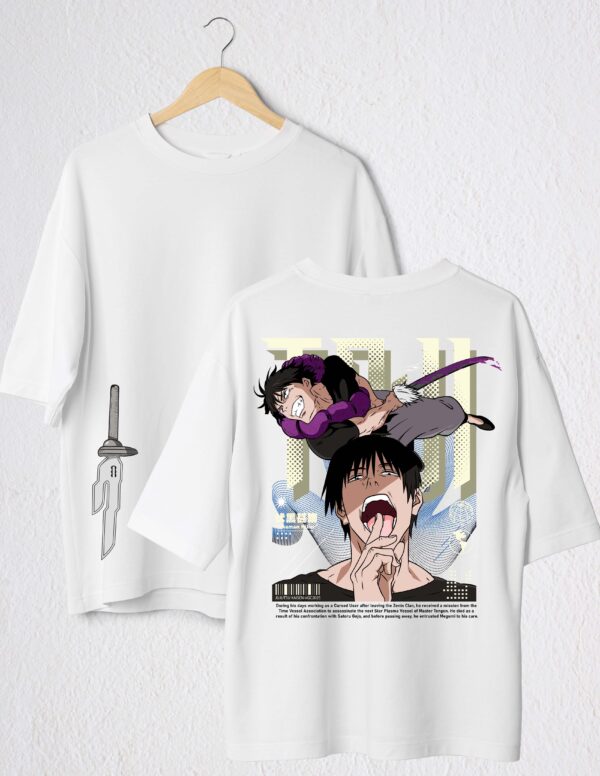 TOJI FUSHIGURO POLO BLANCO