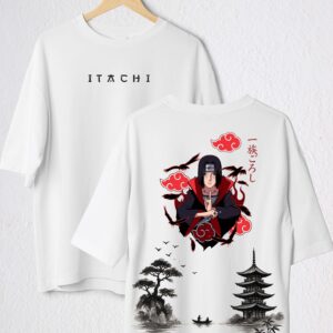 ITACHI UCHIHA POLO BLANCO