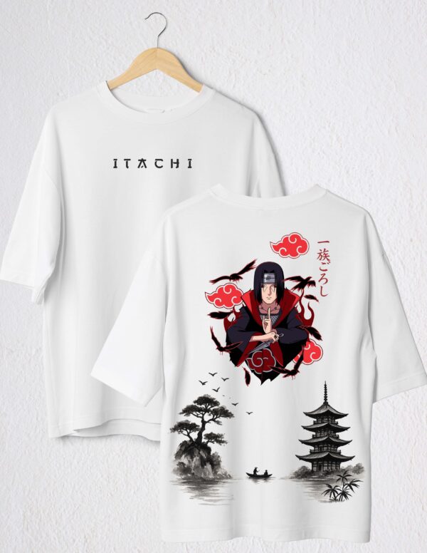 ITACHI UCHIHA POLO BLANCO