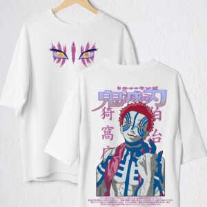 AKAZA II POLO BLANCO DEMON SLAYER