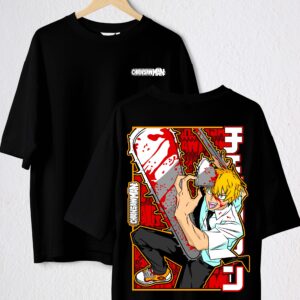DENJI CHAINSAW MAN POLO NEGRO
