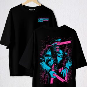 KATANA MAN CHAINSAW MAN POLO NEGRO