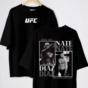 UFC NATE DIAZ POLO NEGRO