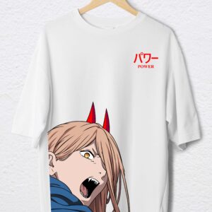 POWER CHAINSAW MAN POLO BLANCO