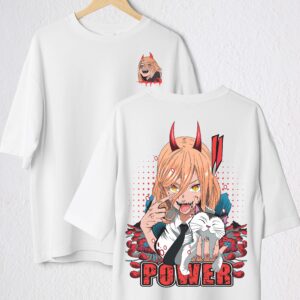 POWER CHAINSAW MAN POLO BLANCO