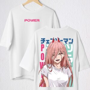 POWER CHAINSAW MAN POLO BLANCO