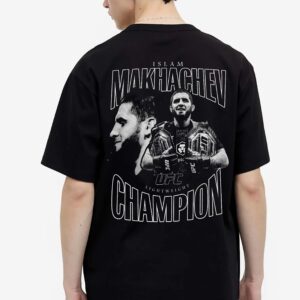 POLO NEGRO ISLAM MAKHACHEV MOCKUP