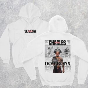 CHARLES OLIVEIRA BMF POLERA BLANCA