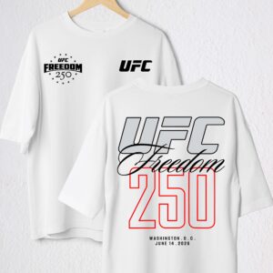 ufc freedom 250 polo blanco