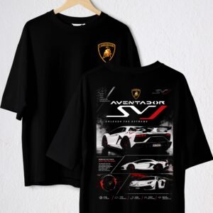 AVENTADOR SVJ LAMBORGHINI POLO NEGRO